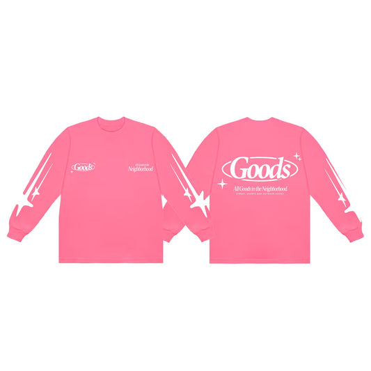 Spark Pink Longsleeves Tee