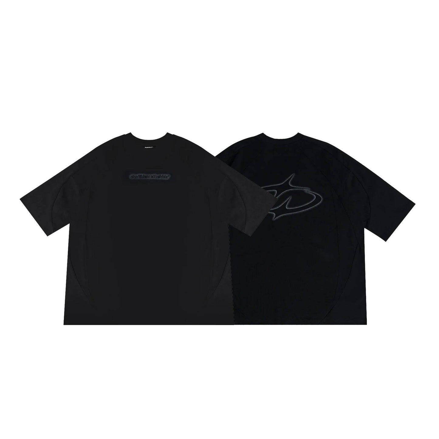 Splice Mist Black Tee