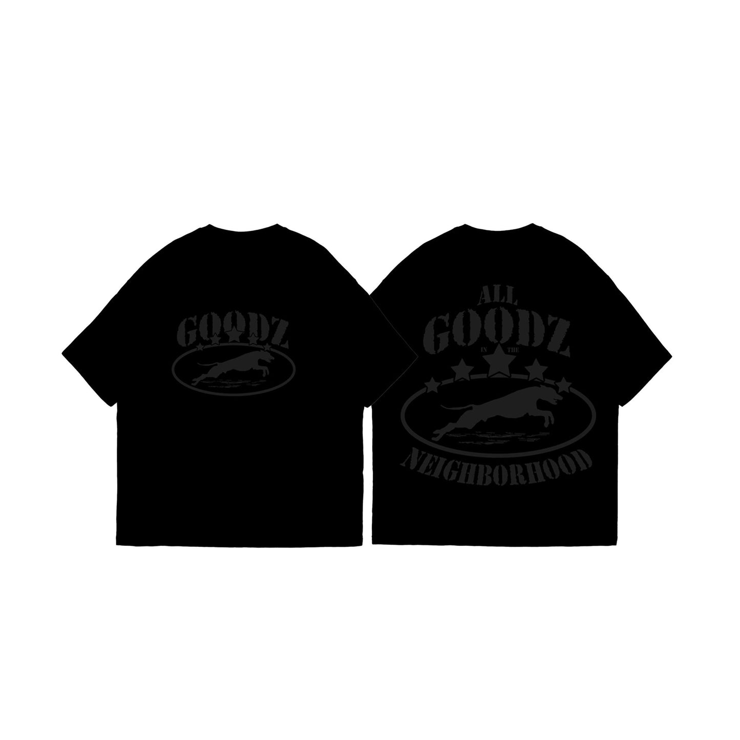 GDZ Black on Black Tee