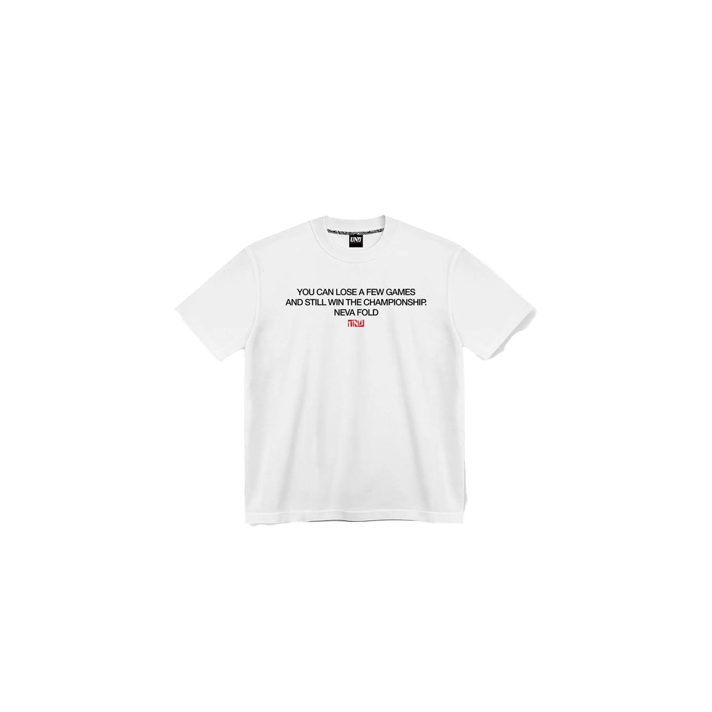 UND Deficit White Tee