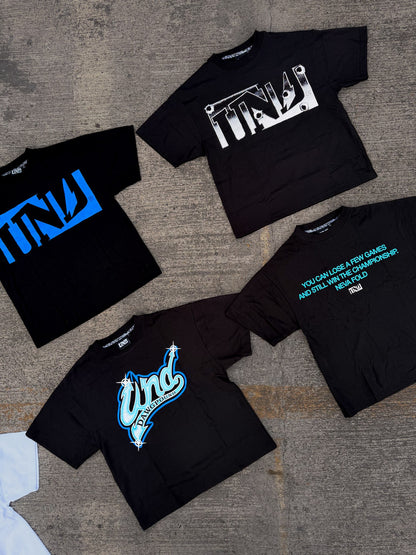 UND Deficit Black Tee