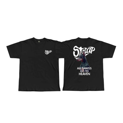 Strap All Dawg Black Tee