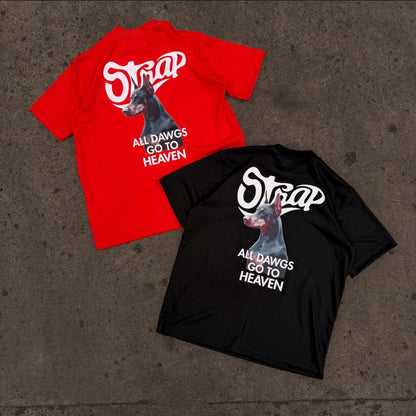 Strap All Dawg Black Tee