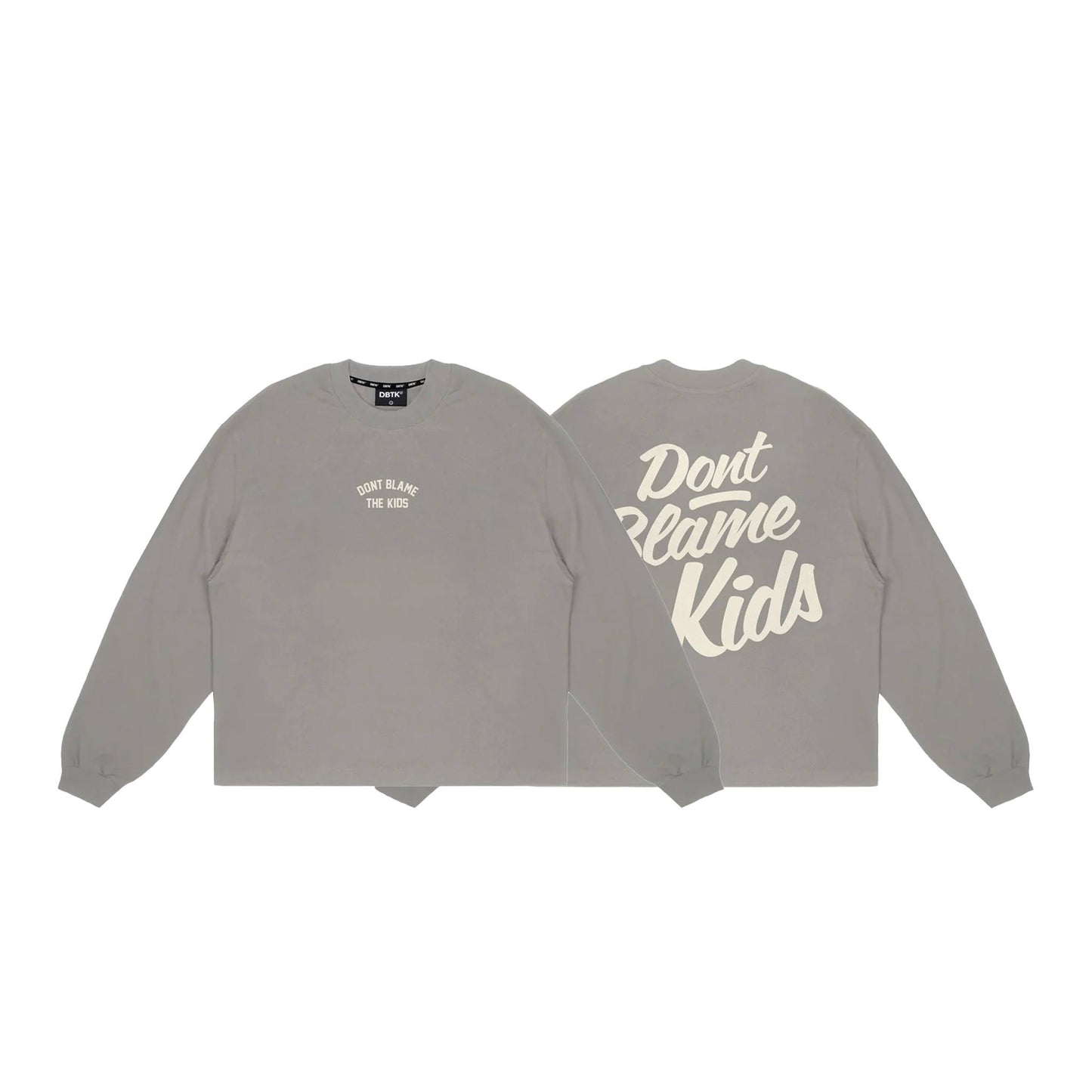 DBTK Elem Script LS Taupe Cream