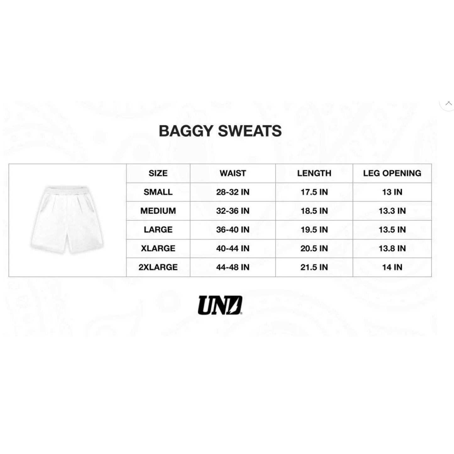 UND Jungle Baggy Sweatshorts