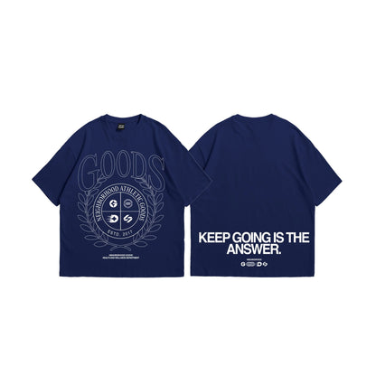Goods Crest Navy Blue Tee