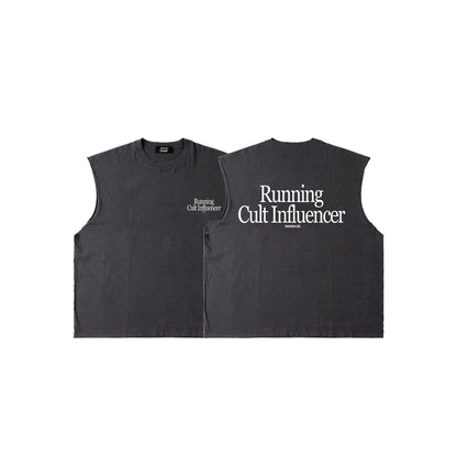 Goods Running Cult Muscle Tee (DISTRESSED)
