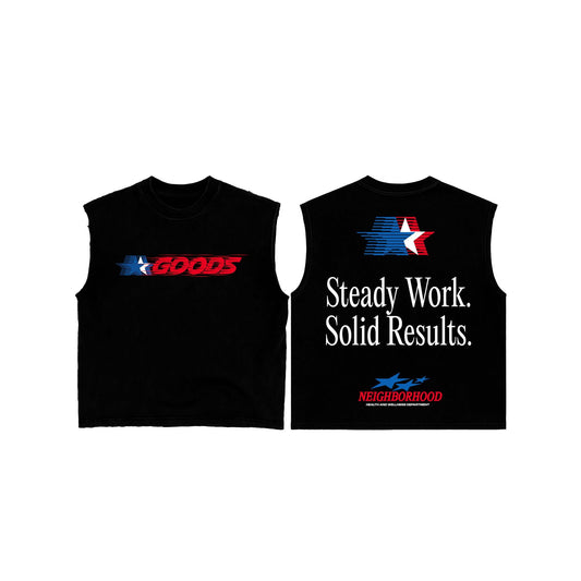 Goods Steady Work Black Muscle Tee
