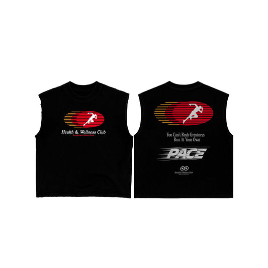 Goods Pace Black Muscle Tee
