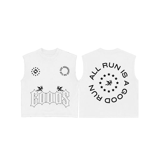 Goods Warpath White Muscle Tee