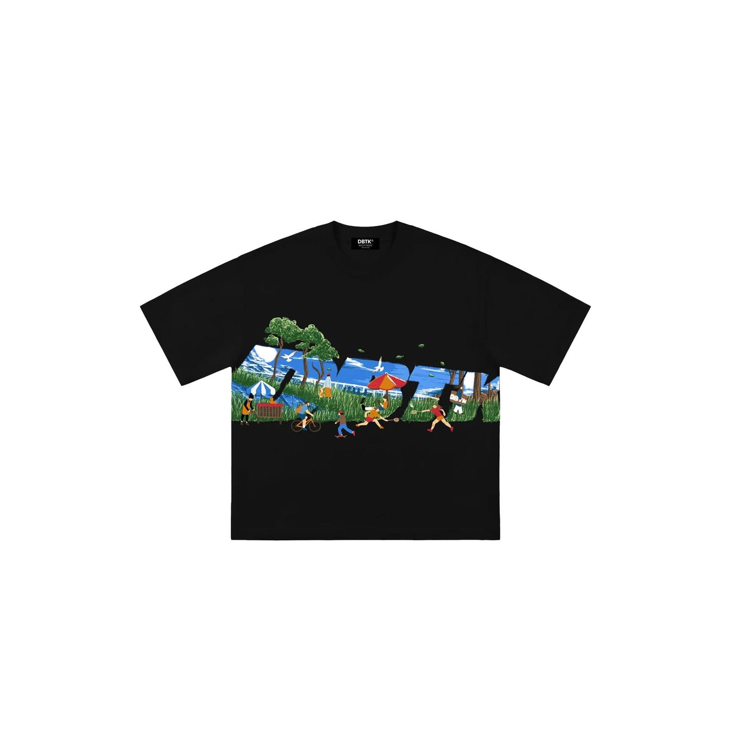 DBTK Slant Wanderer Black Tee