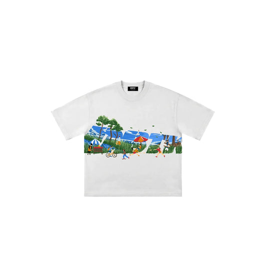 DBTK Slant Wanderer White Tee