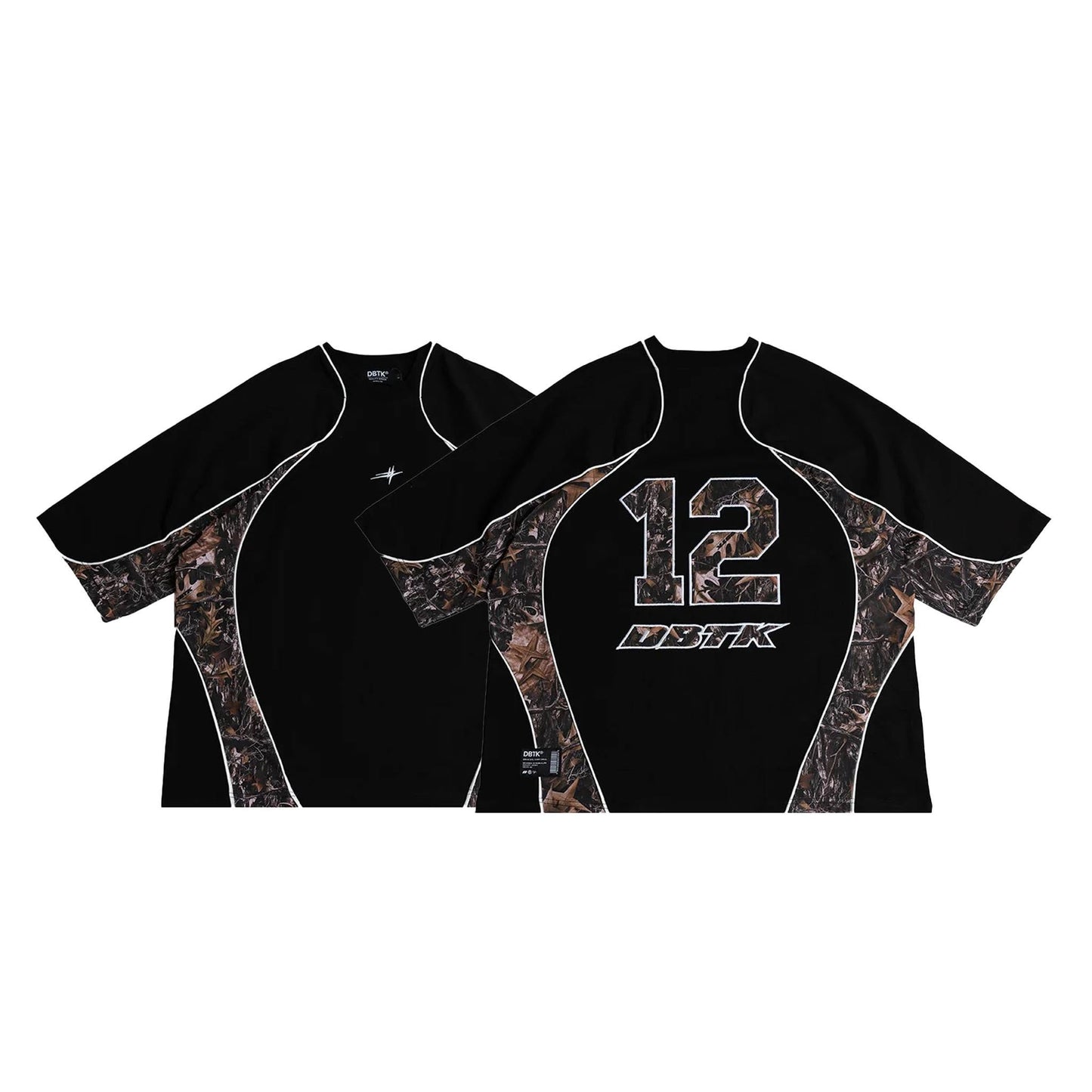 DBTK Splice Camou Black Tee