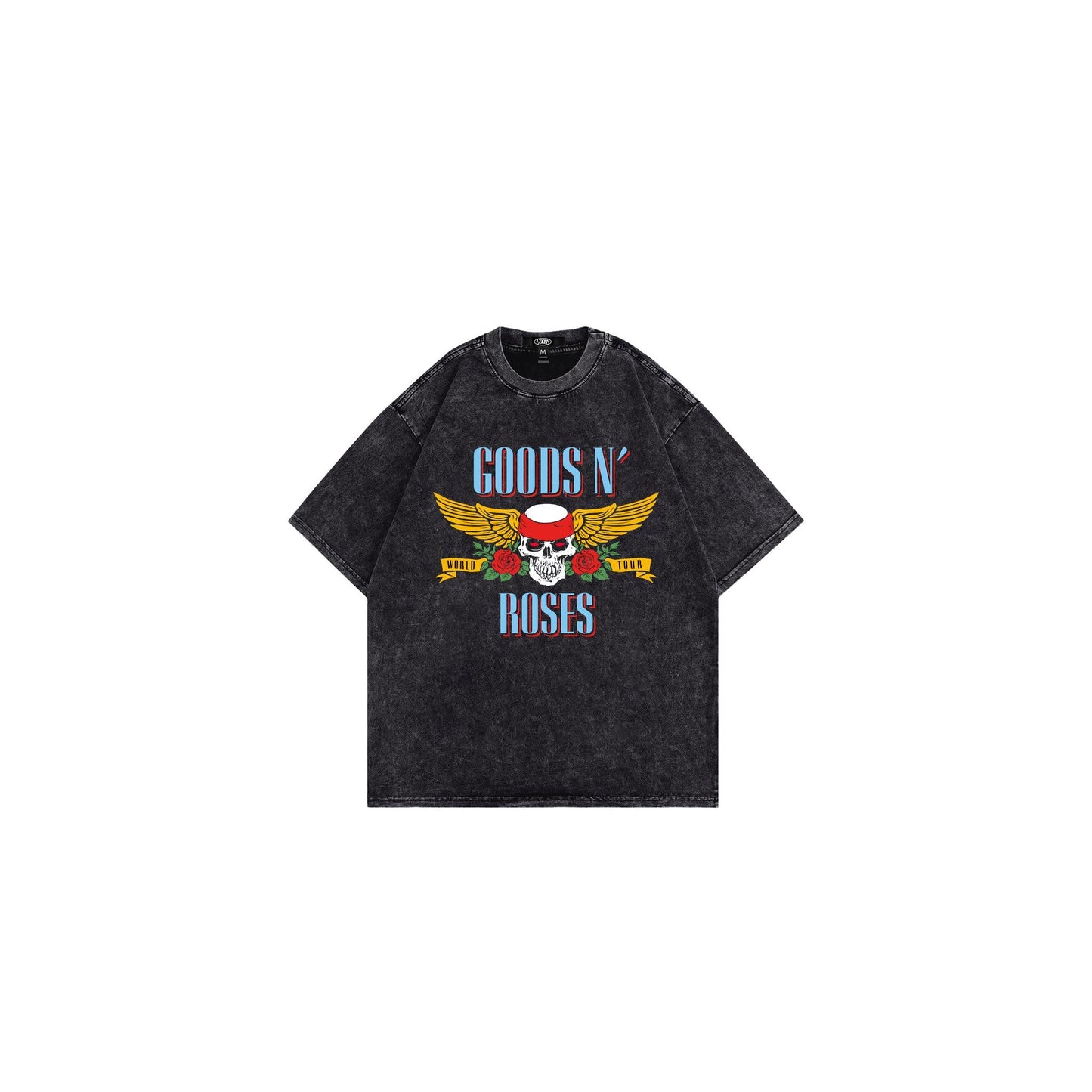 GOODS Goods n Roses Acid Washed Tee
