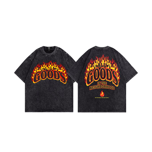 GOODS La Flame Acid Washed Tee