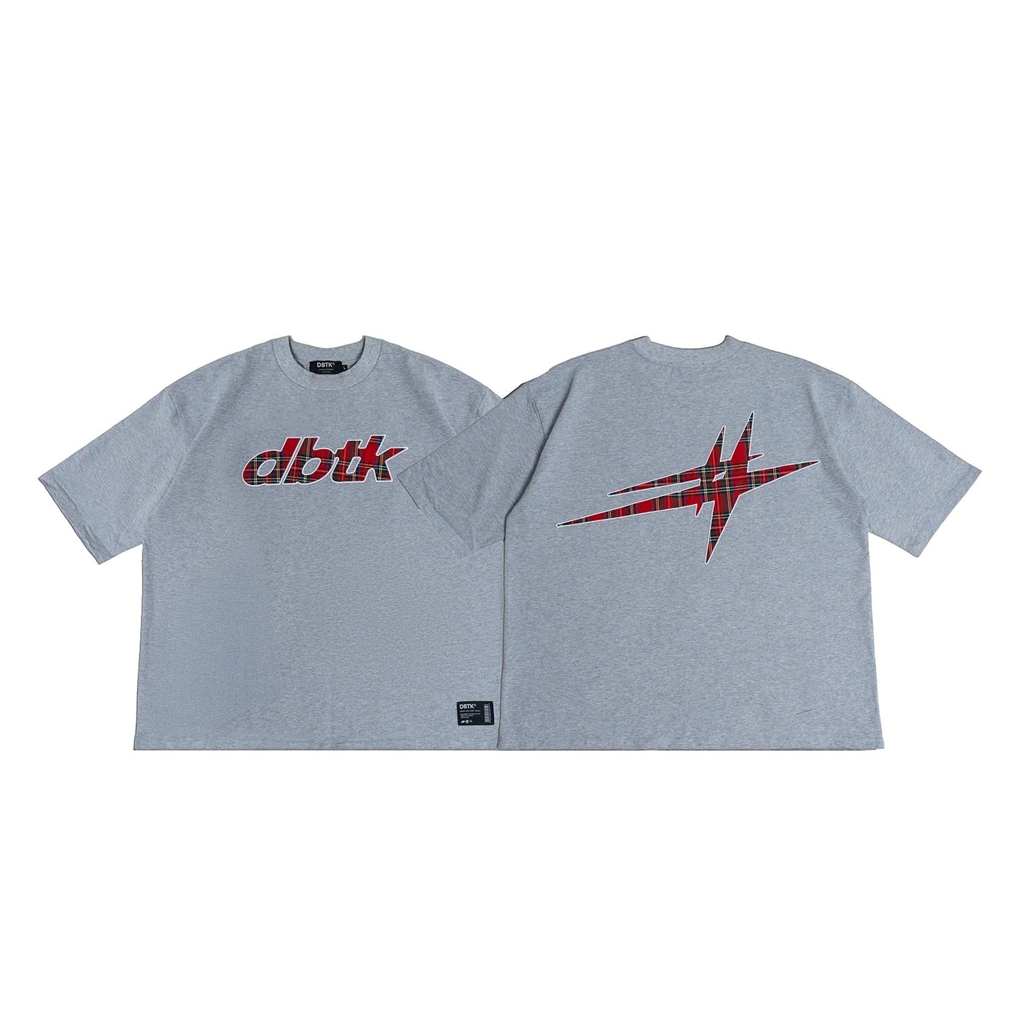 DBTK Spark Plaid Gray Tee