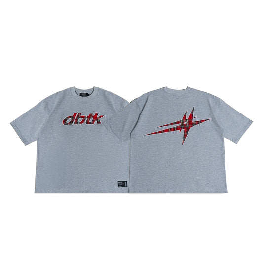 DBTK Spark Plaid Gray Tee