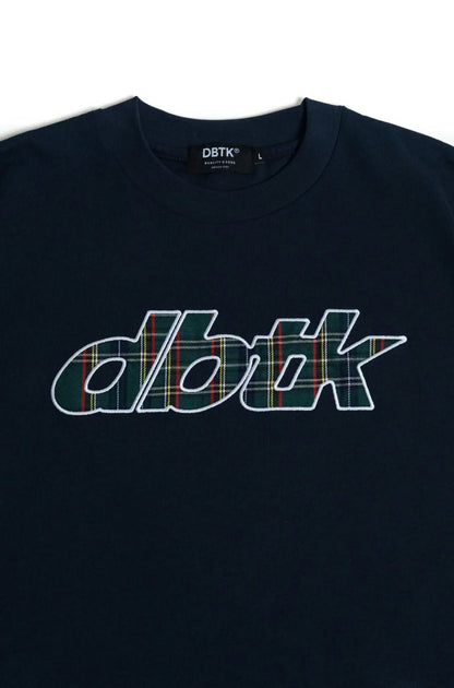 DBTK Spark Plaid Navy Blue Tee