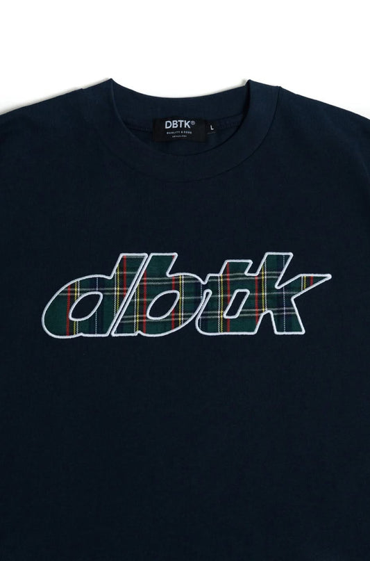 DBTK Spark Plaid Navy Blue Tee