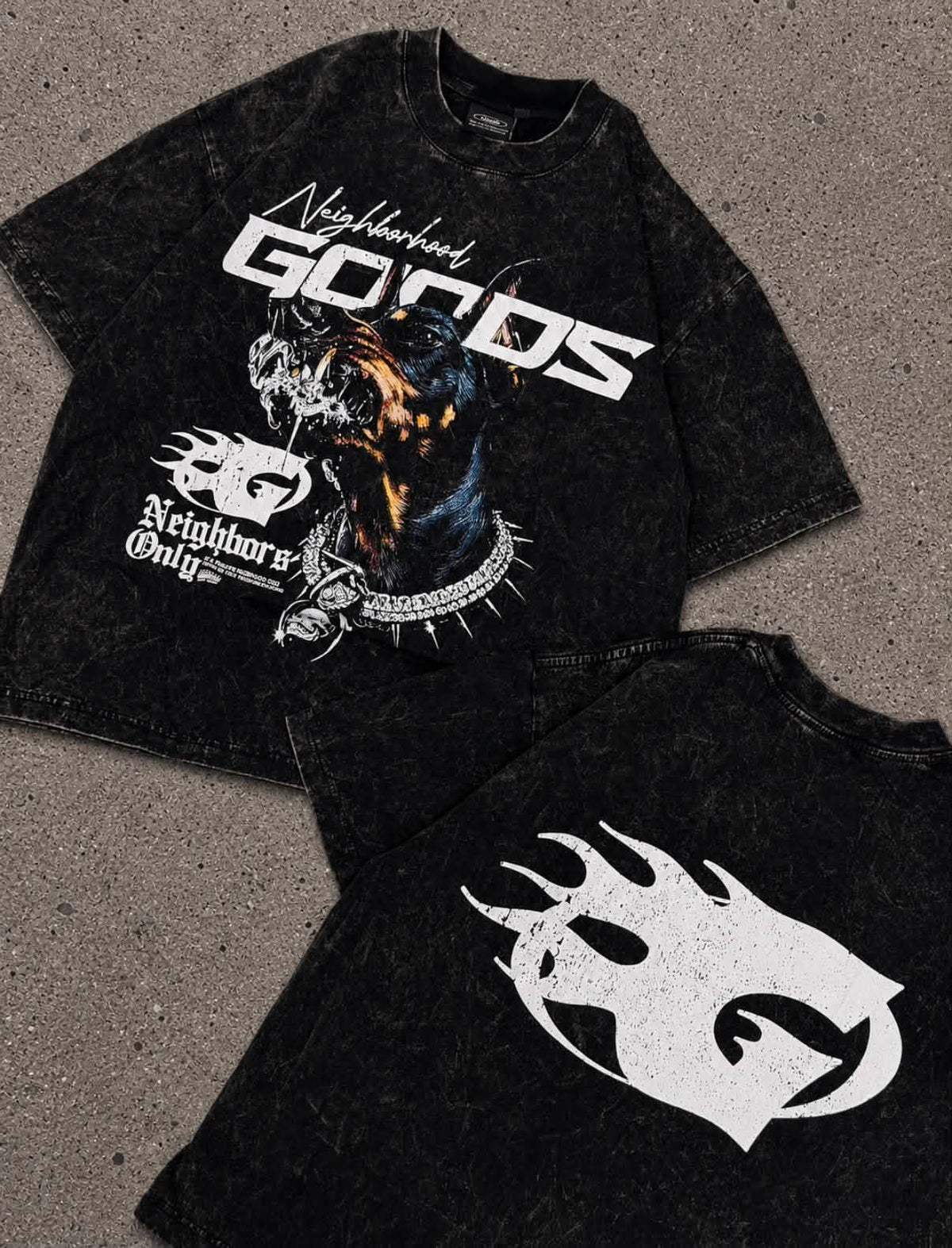 GOODS Neighbor G Acid Washed Tee