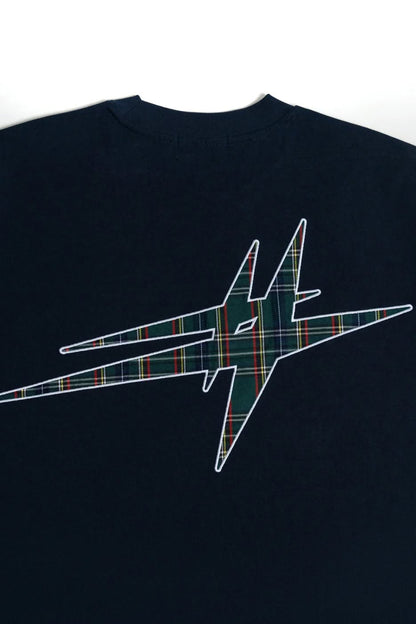 DBTK Spark Plaid Navy Blue Tee