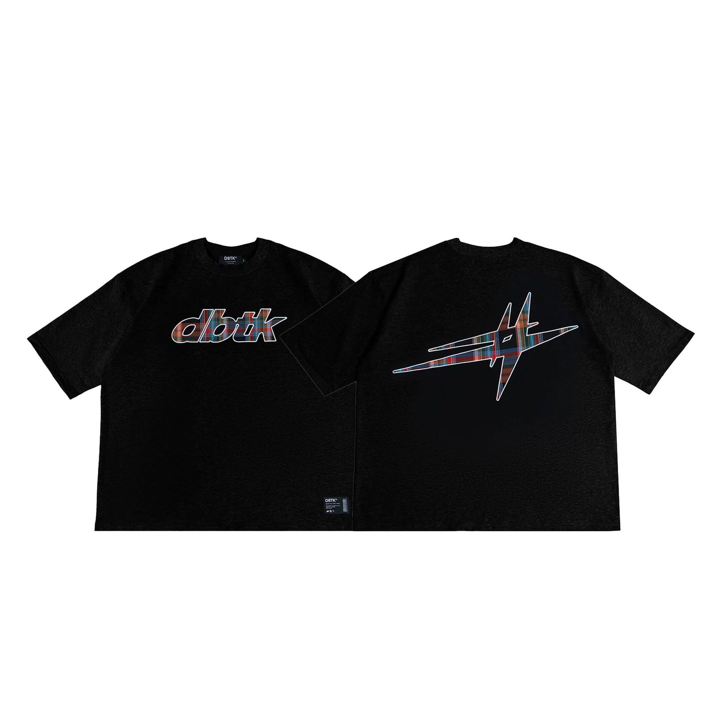 DBTK Spark Plaid Black Tee