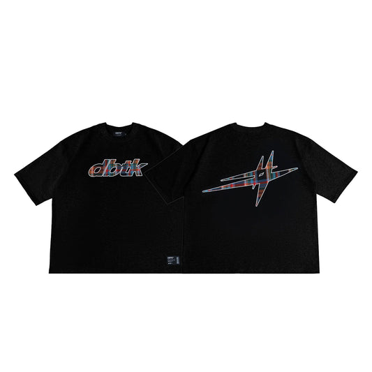 DBTK Spark Plaid Black Tee