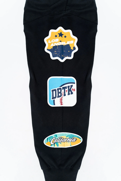 LA Patches Black L/S Tee
