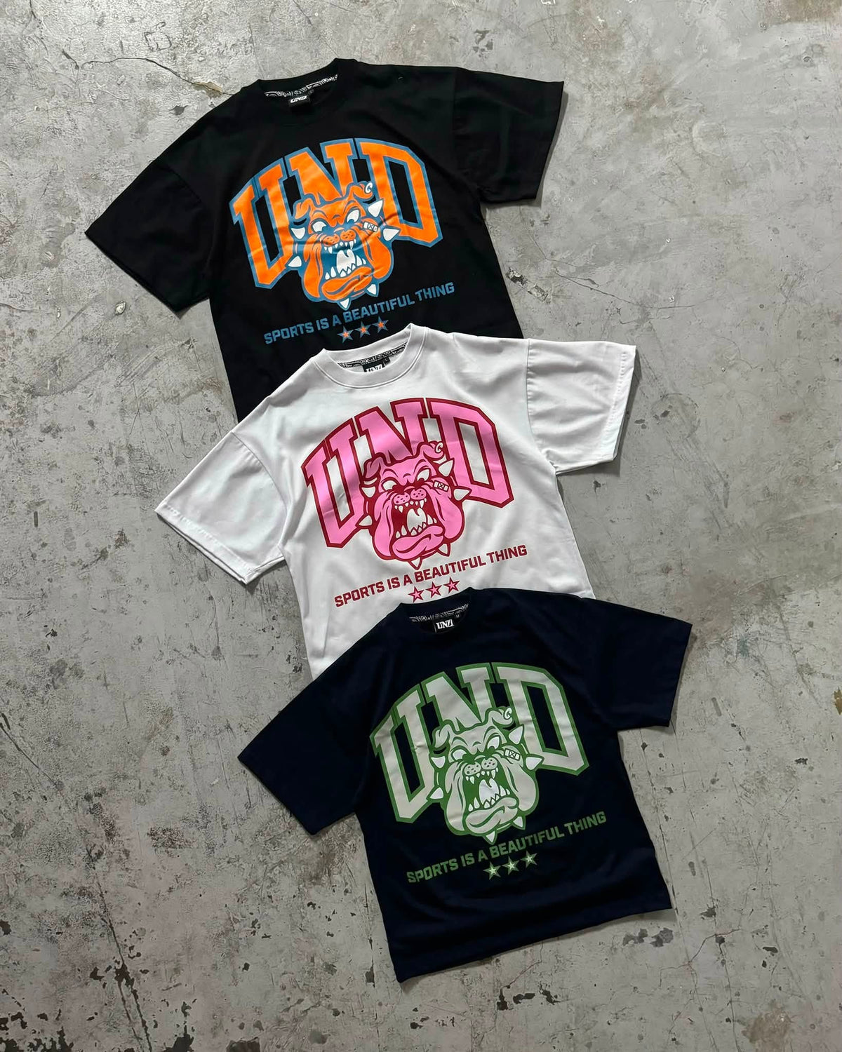 UND Bound Scrabble White Tee