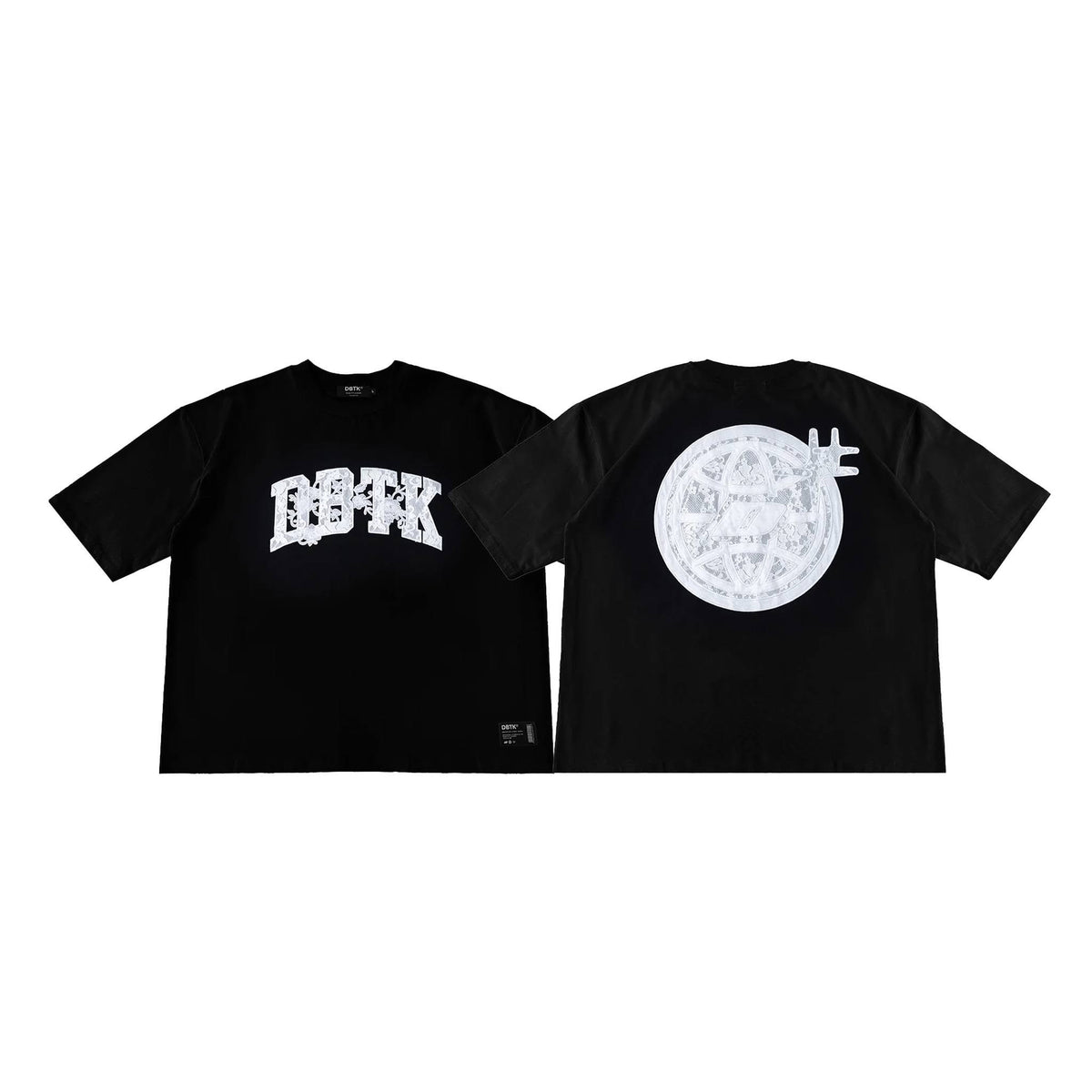 DBTK Merge Lace Black Tee