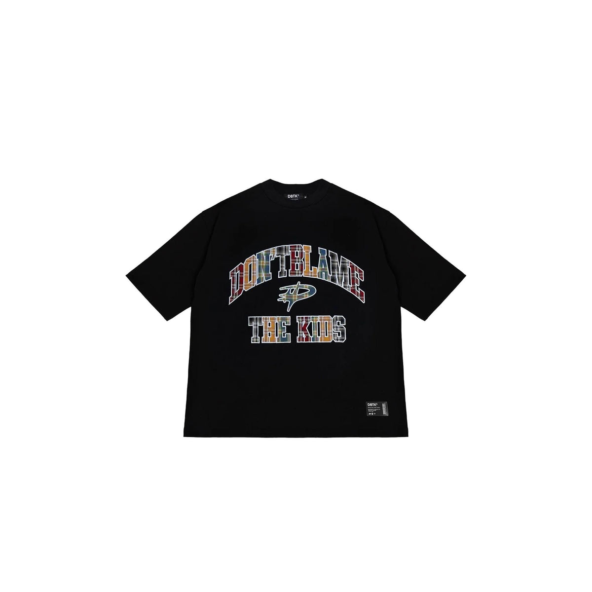 DBTK Arc Plaid Black Tee