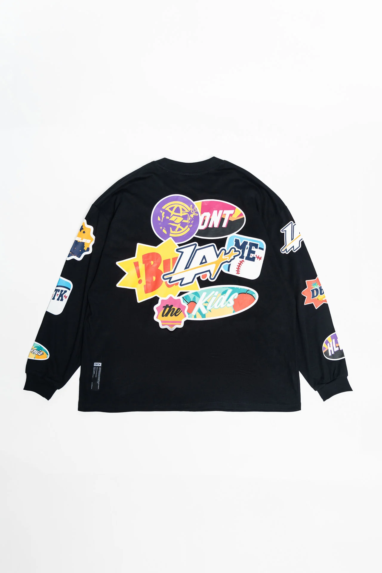 LA Patches Black L/S Tee