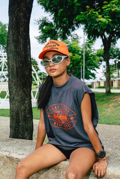 Goods Cant Stop Gray Muscle Tee