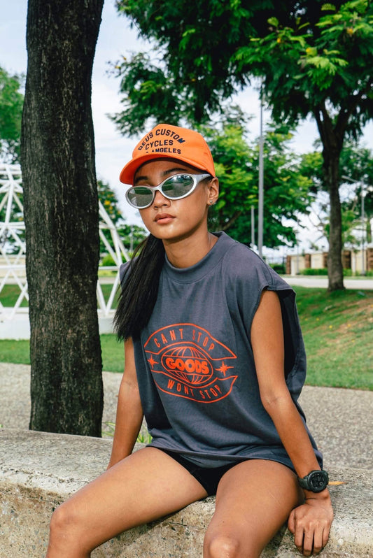 Goods Cant Stop Gray Muscle Tee