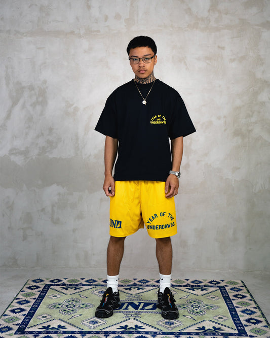 UND YOTU Reversible Mesh Navy Yellow