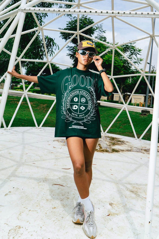 Goods Crest Army Green Tee