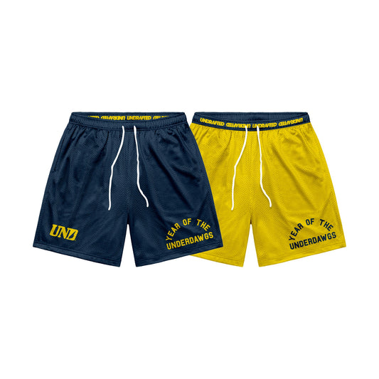 UND YOTU Reversible Mesh Navy Yellow