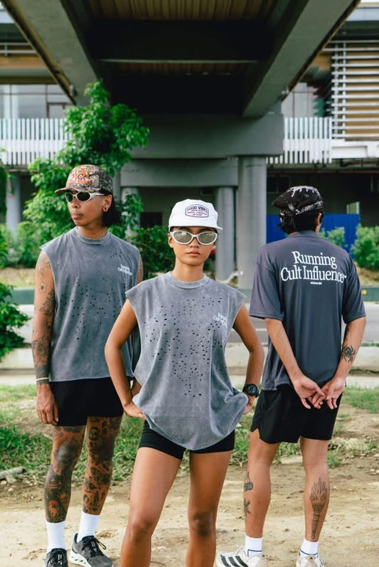 Goods Running Cult Muscle Tee (DISTRESSED)