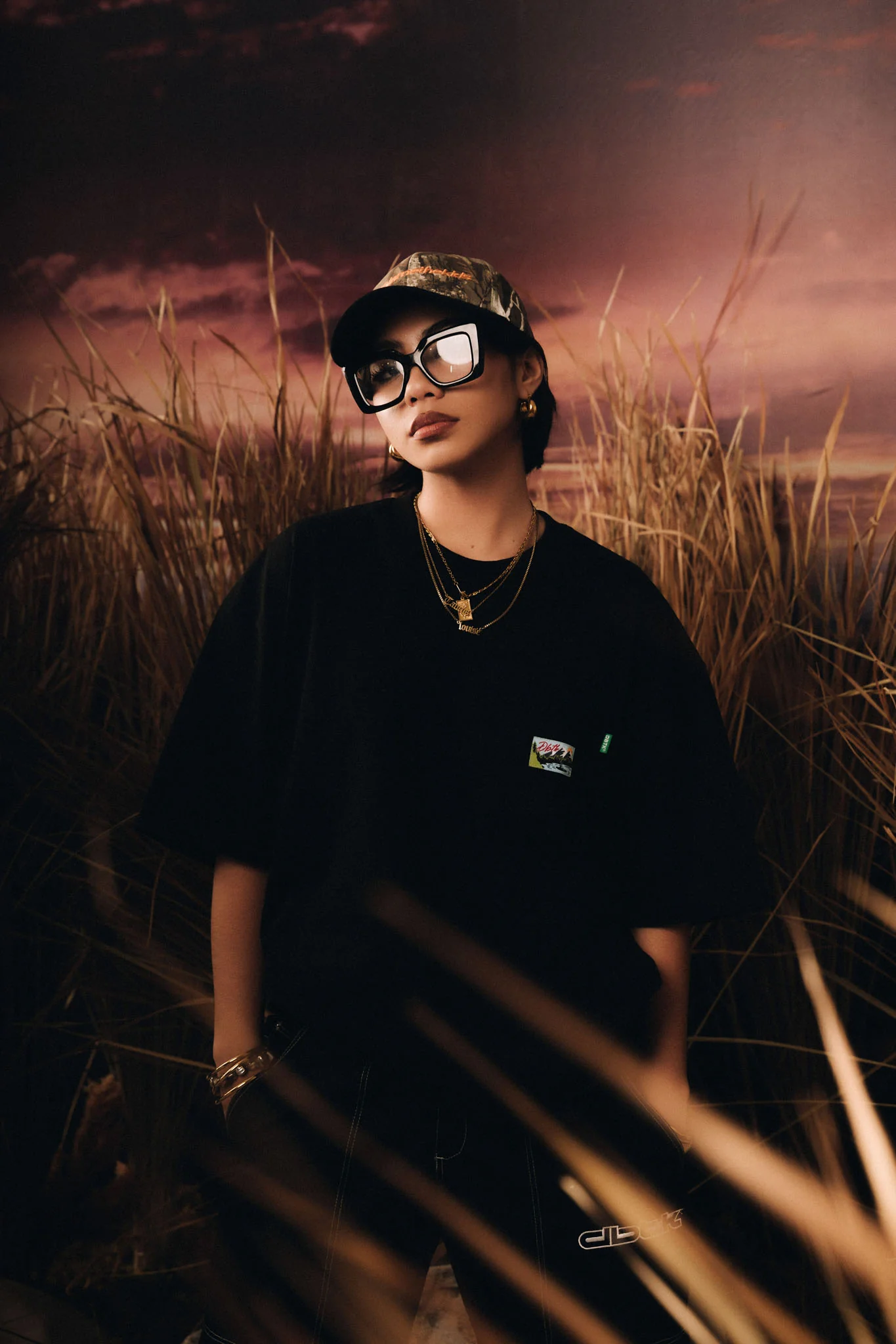 Tahoe Pocket Black Tee