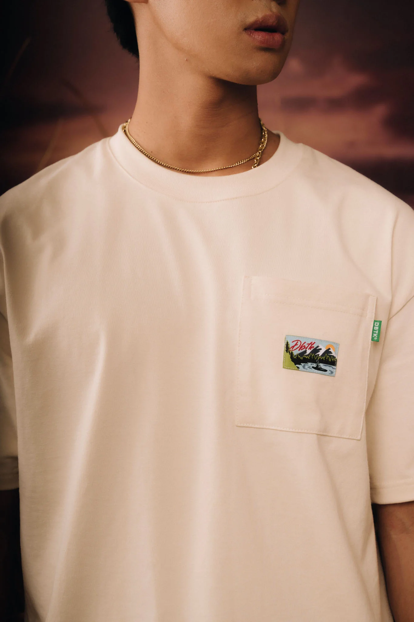 Tahoe Pocket Cream Tee