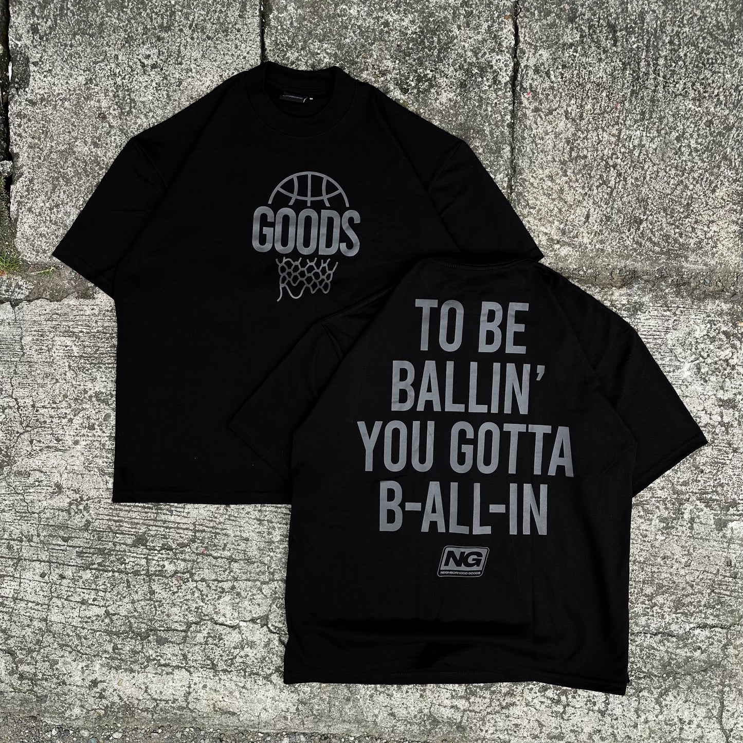 Ballin Black Tee