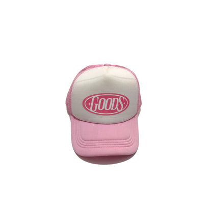 Badge Pink Trucker Cap