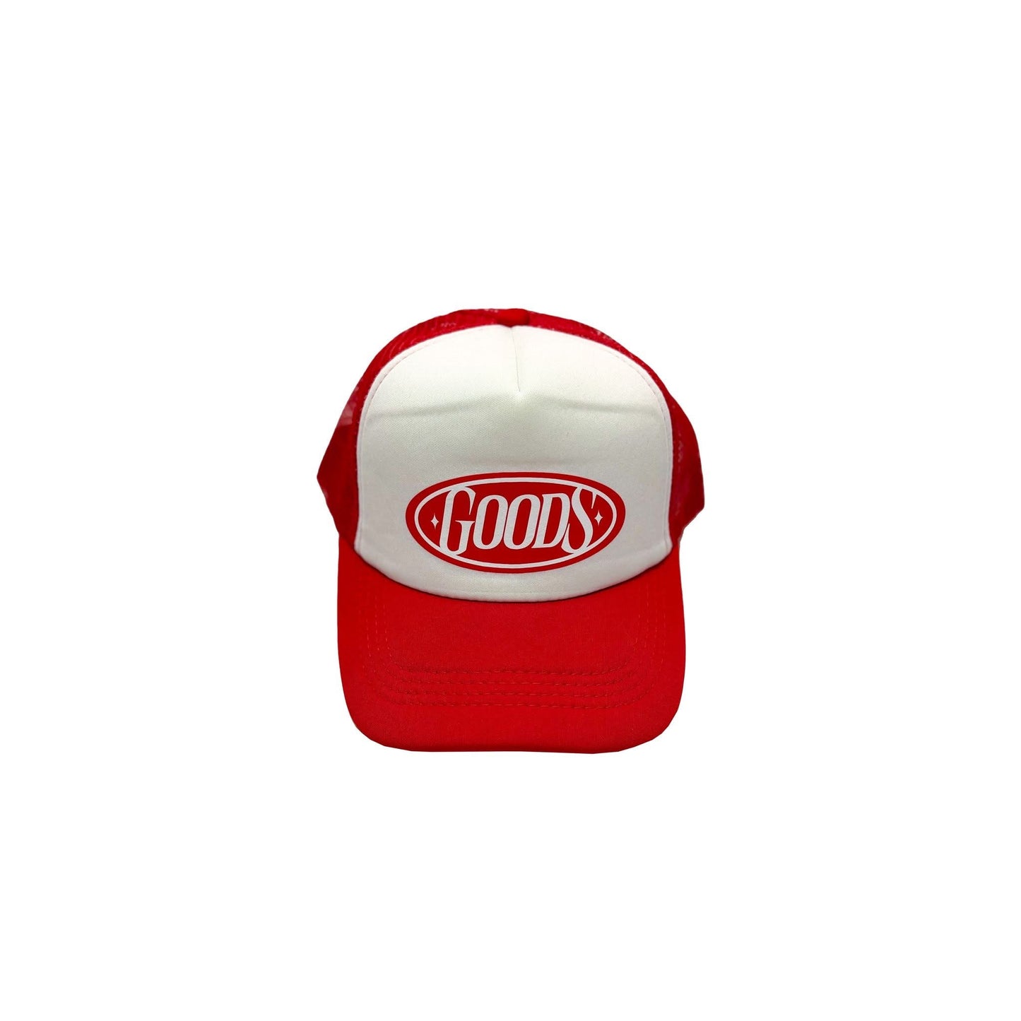Badge Red Trucker Cap