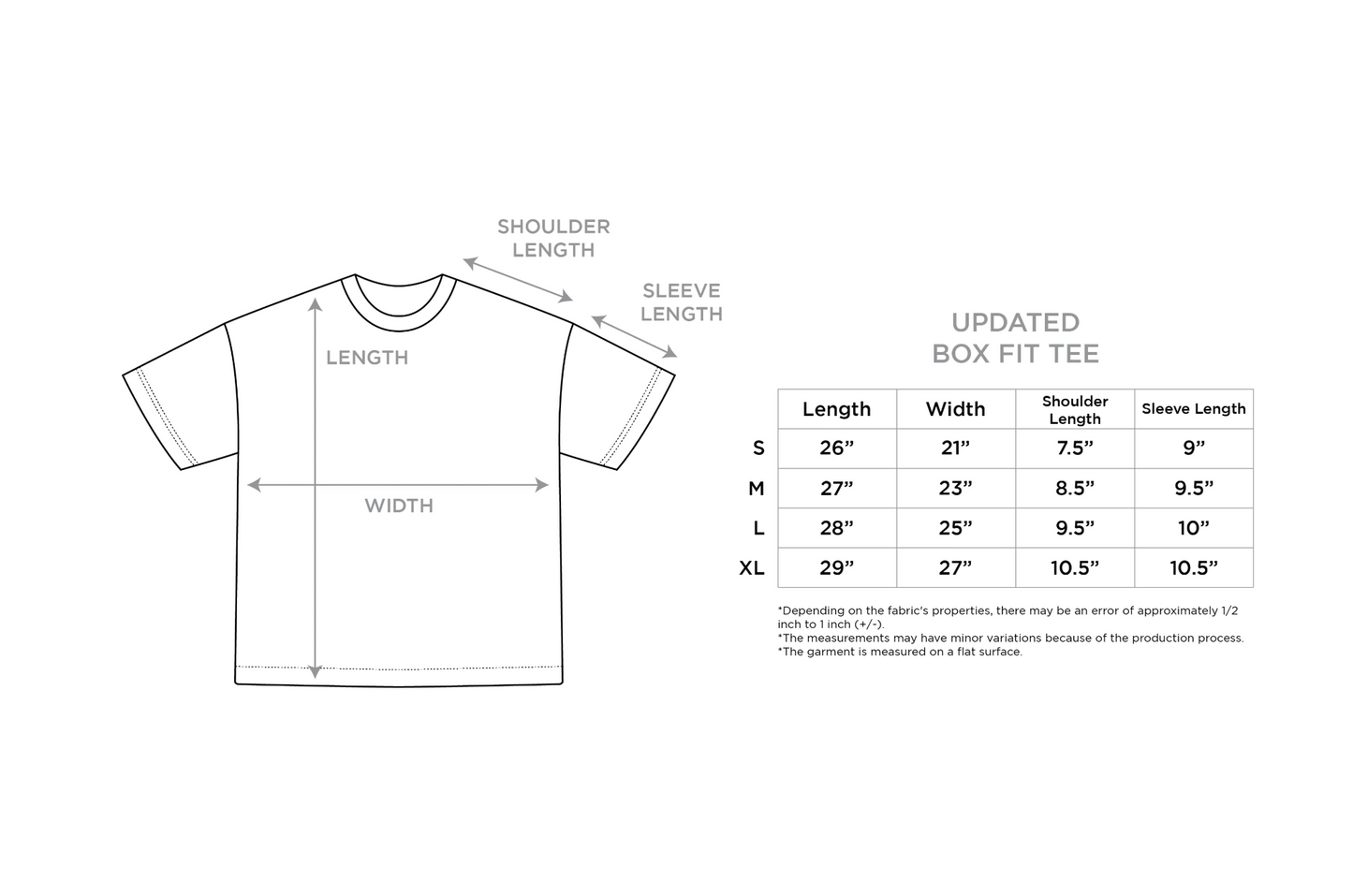 GOODS Arch Black Acid Washed Tee