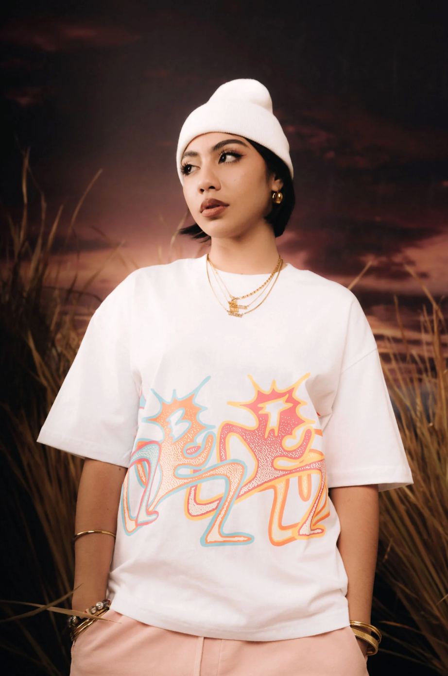 Tribe White Tee