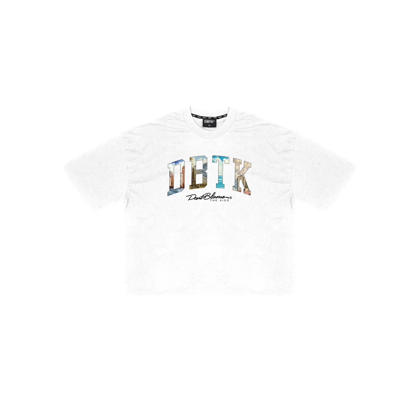 Merge High Rise White Tee