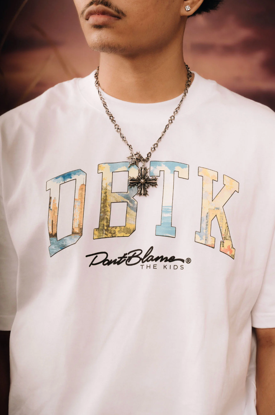 Merge High Rise White Tee