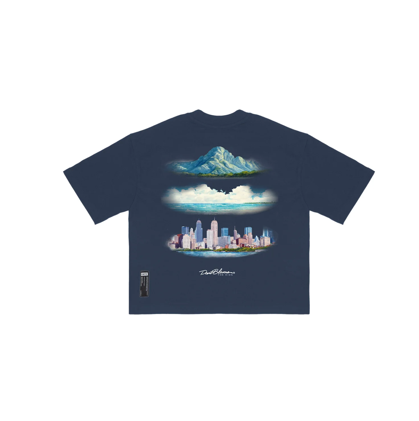 Merge High Rise Navy Blue Tee