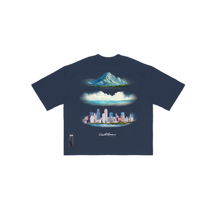 Merge High Rise Navy Blue Tee