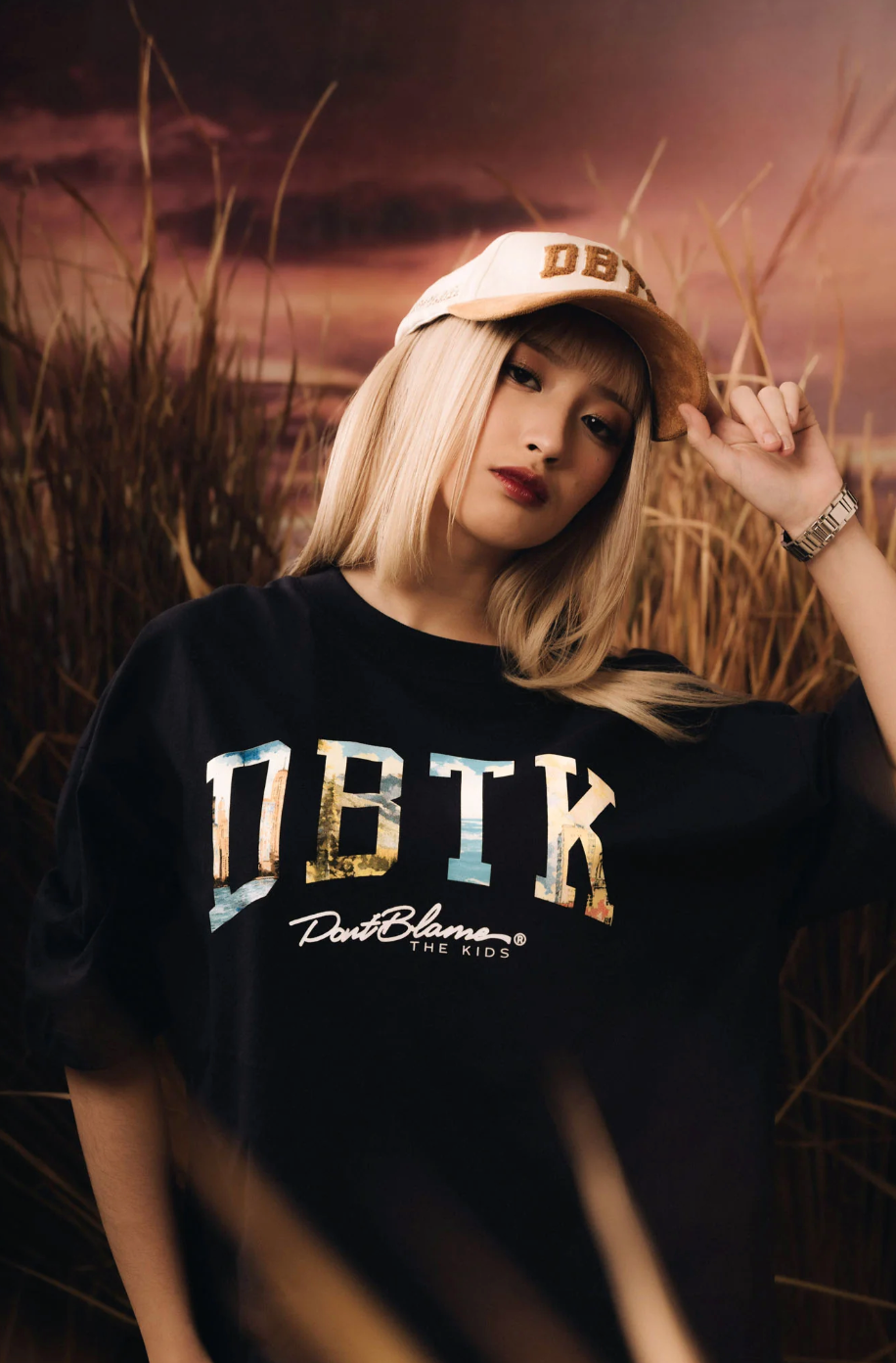 Merge High Rise Navy Blue Tee